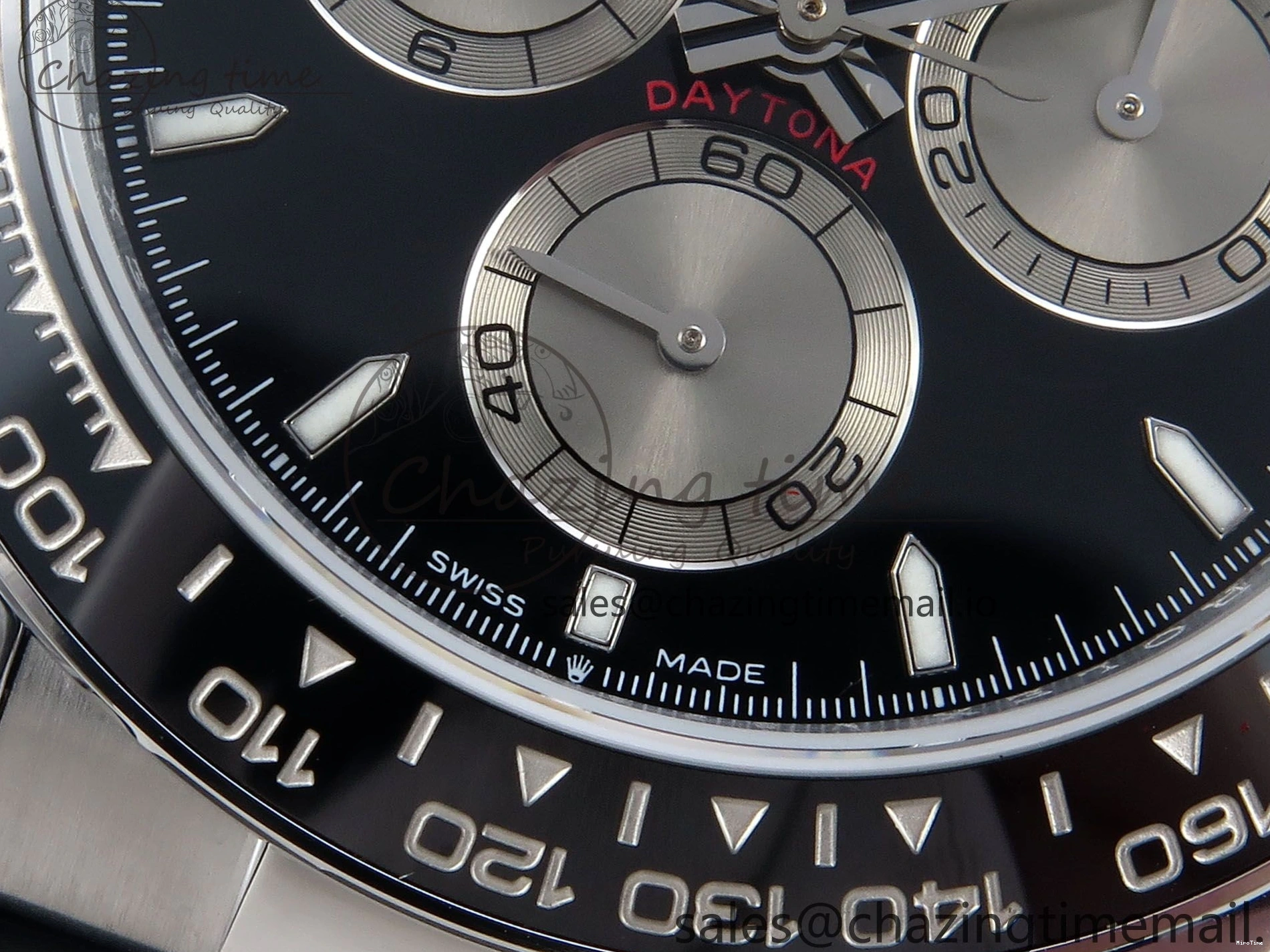 MiroTime 0411 Daytona 126519 QF 1:1 Best Edition Black Gray Dial on Oysterflex Strap QF4131 V Vibrant 340